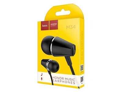 Handsfree Hoco M34 3.5mm Μαύρο