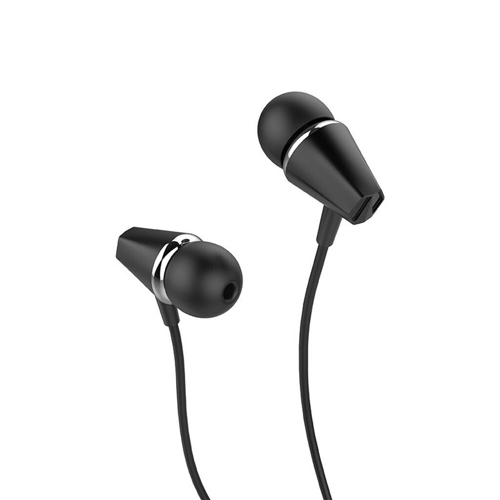Handsfree Hoco M34 Earphones Stereo Μικρόφωνο Πλήκτρο Λειτουργίας 3.5mm Μαύρο