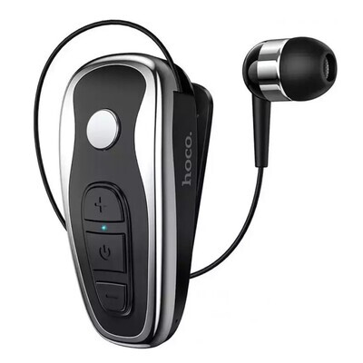Bluetooth Ακουστικό Hoco RT07 Hi-Res V.5.0 με Δόνηση Multi Pairing Μαύρο -  Αξεσουάρ Κινητής Τηλεφωνίας - elphone