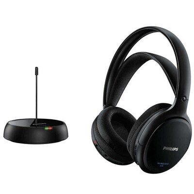 Ασύρματα Ακουστικά Philips SHP2500 Over Ear Hi-Fi για Τηλεόραση Μαύρο