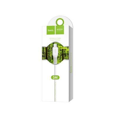 Καλώδιο Hoco X20 USB σε Micro USB 2A 3m Άσπρο