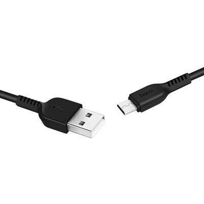 Καλώδιο Φόρτισης Hoco X20 USB σε Micro USB 2A 3m - Μαύρο