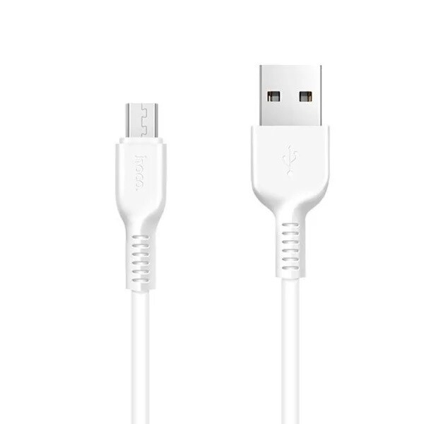 Καλώδιο Φόρτισης Hoco X20 USB σε Micro USB 2A 3m - Άσπρο