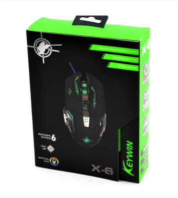 Ενσύρματο Ποντίκι Gaming Keywin X-5 Μαύρο