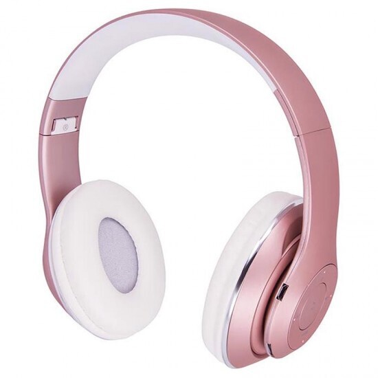 Ασύρματα Ακουστικά Forever BTH-300 Bluetooth με Μικρόφωνο Ροζ