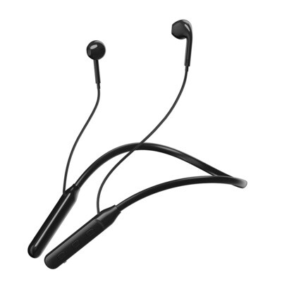 Ακουστικά Bluetooth DEVIA EM036 Sport Necklace Multi Pairing Μαύρο