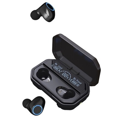 Bluetooth Ακουστικά Devia TWS Joy A12 Αφής Μαύρα