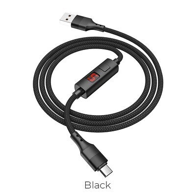 Καλώδιο Φόρτισης Δεδομένων Hoco s13 Micro USB 2.4 LED - Μαύρο Καλώδιο Φόρτισης Δεδομένων Hoco s13 Micro USB 2.4 LED - Μαύρο