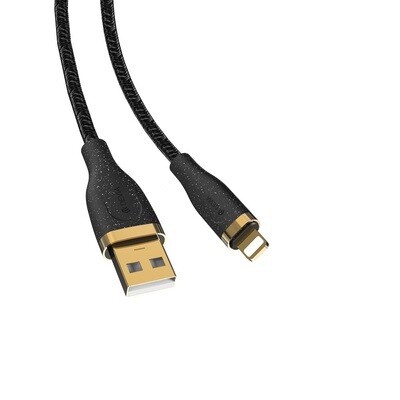 Καλώδιο Φόρτισης Devia Star USB σε Lightning 2.4A 1.5m - Μαύρο