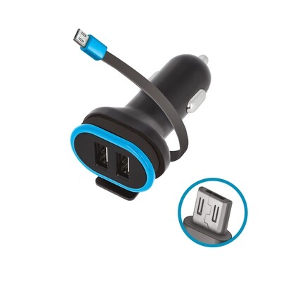 Φορτιστής Αυτοκινήτου Forever CC02 Θήρες 2xUSB 3A - Μαύρο Φορτιστής Αυτοκινήτου Forever CC02 Θήρες 2xUSB 3A - Μαύρο