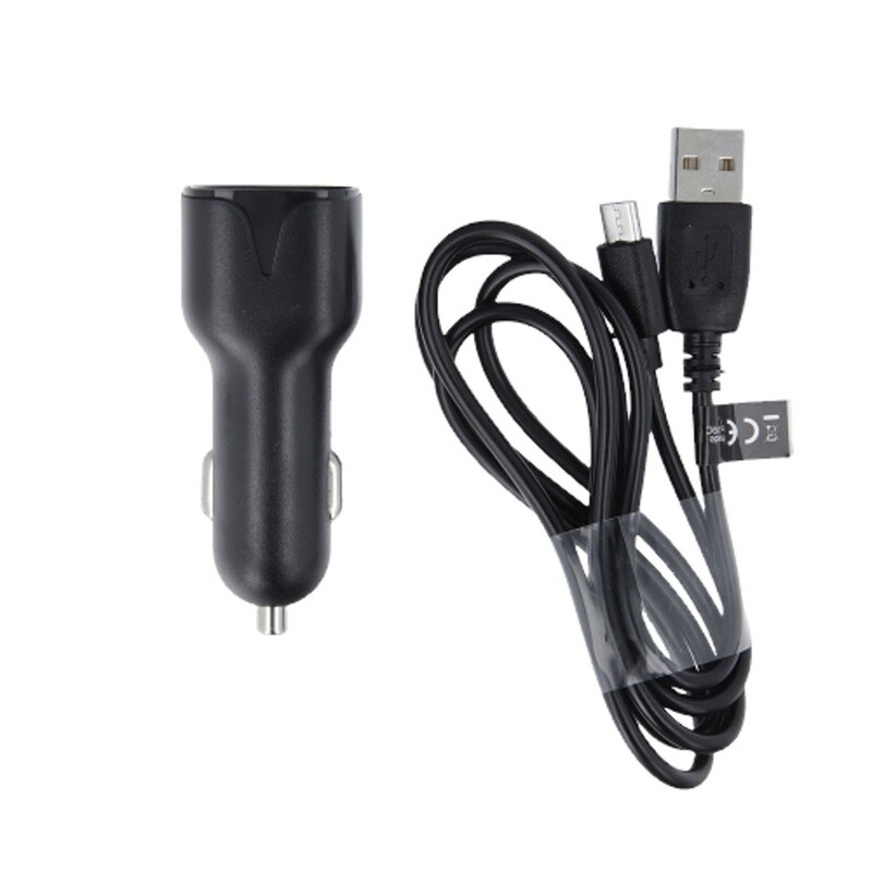 Φορτιστής Αυτοκινήτου Maxlife MXCC01 2xUSB 2.4A Fast Charge με Καλώδιο Micro USB - Μαύρο