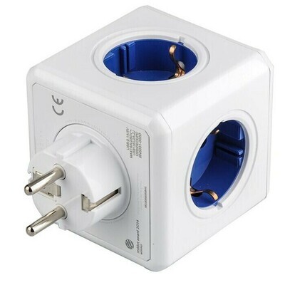 Πολύπριζο PowerCube Original 5 Θέσεων Μπλε