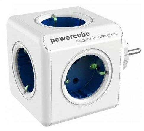 Πολύπριζο PowerCube Original 5 Θέσεων Μπλε