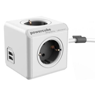 Πολύπριζο PowerCube Extended 5 Θέσεων & Kαλώδιο 1,5m Γκρι Πολύπριζο PowerCube Extended 5 Θέσεων & Kαλώδιο 1,5m Γκρι