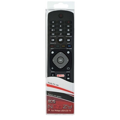 Τηλεχειριστήριο Noozy RC15 για Τηλεοράσεις Philips χωρίς Προγραμματισμό