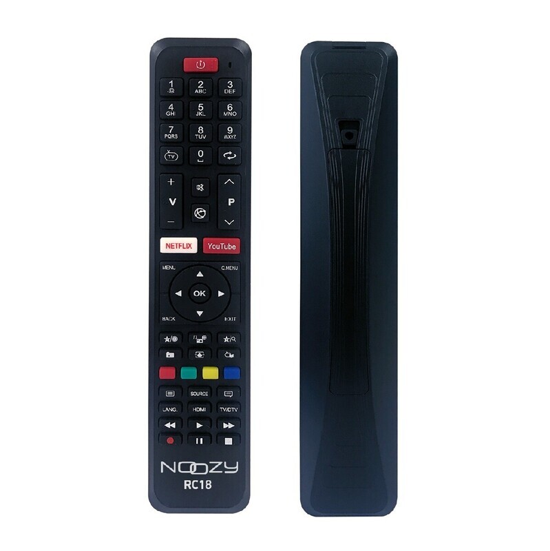 Τηλεχειριστήριο Noozy RC18 για Τηλεοράσεις F&amp;U Telefunken Turbo-X Vestel χωρίς Προγραμματισμό