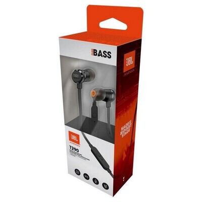 JBL Handsfree Tune 290 3.5mm Pure Bass Μαύρο