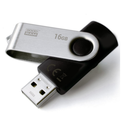 USB Stick GoodRam UTS2-01 16GB 2.0 - Μαύρο