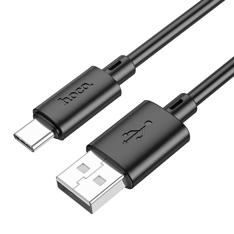 Καλώδιο Φόρτισης Δεδομένων Hoco X88 USB σε Type-C 3A Fast Charge Μαύρο 1m