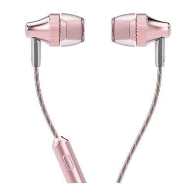 Handsfree UiiSii HM6 Earphones με Μικρόφωνο Stereo 3.5mm Πλήκτρο Λειτουργίας Pink