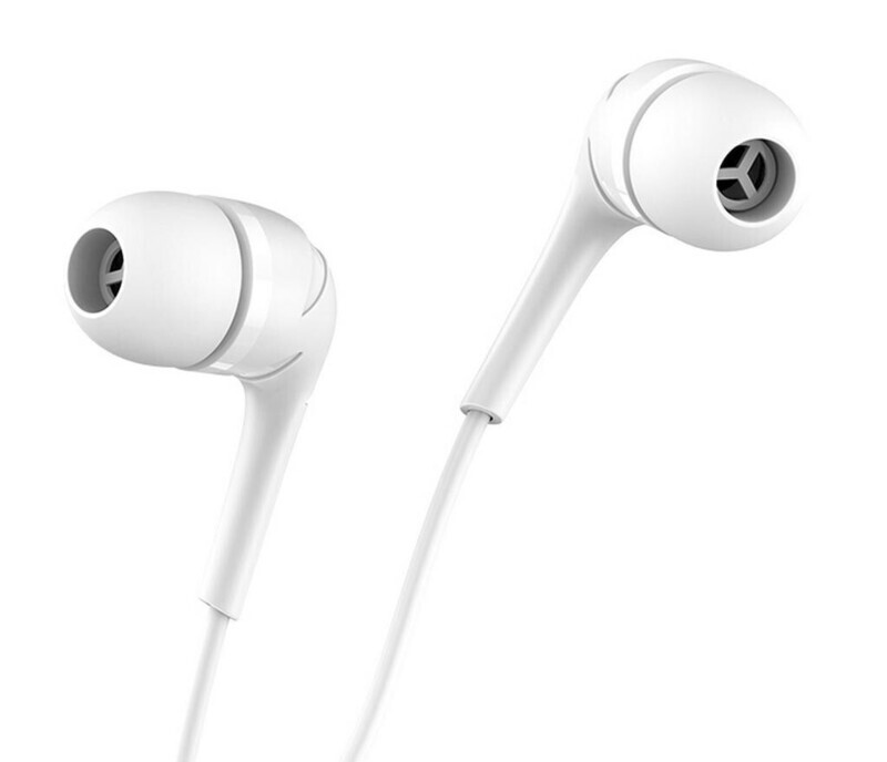 Handsfree Hoco M40 Prosody Stereo 3.5mm Μικρόφωνο Πλήκτρο Λειτουργίας Λευκά