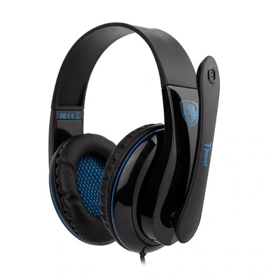 Ενσύρματα Ακουστικά Stereo SADES SA701 Gaming headset Tpower 40mm Blue