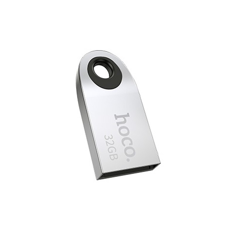 USB Flash Drive 32GB Hoco UD9 Mini Car Music Insightful 2.0 Ασημί