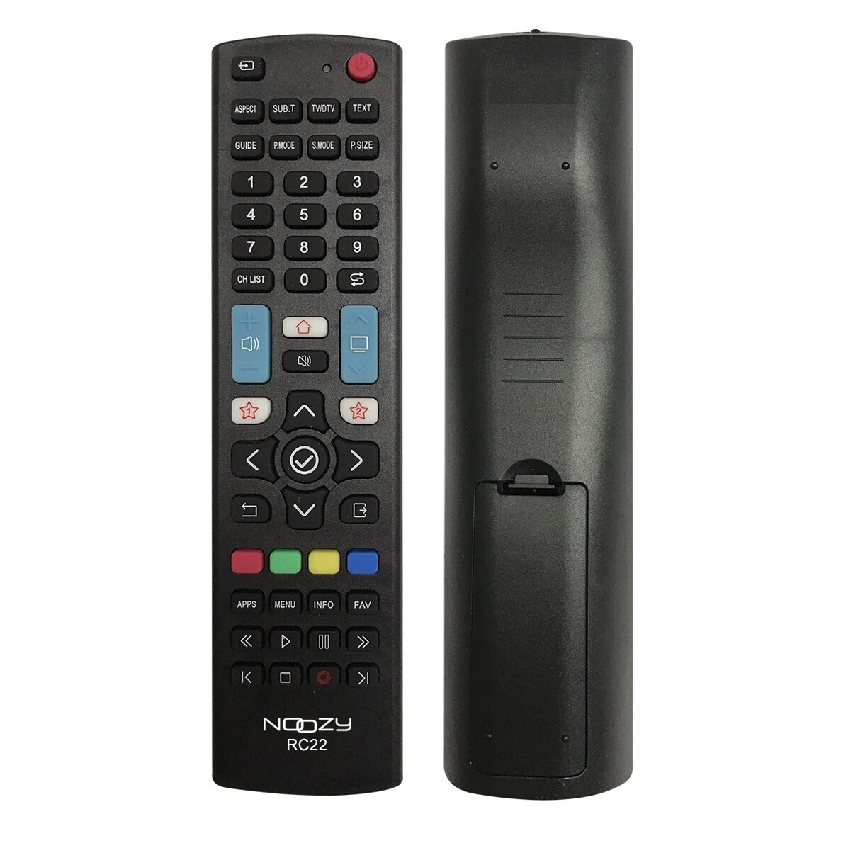Τηλεχειριστήριο Noozy RC22 για Samsung LG Sony Philips Panasonic Sharp Toshiba Hisense Grundig