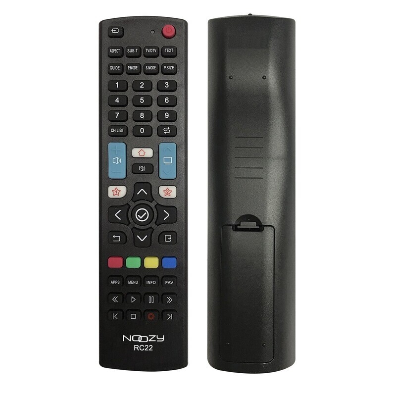 Τηλεχειριστήριο Noozy RC22 για Samsung LG Sony Philips Panasonic Sharp Toshiba Hisense Grundig