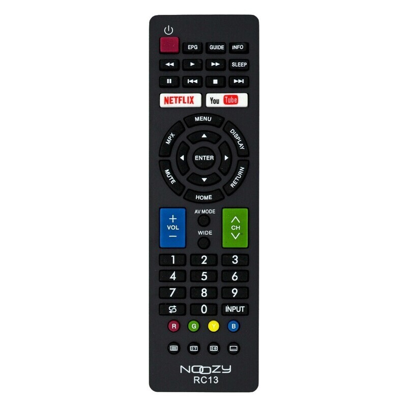 Τηλεχειριστήριο Noozy RC13 για Τηλεοράσεις Sharp χωρίς Προγραμματισμό
