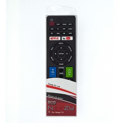 Τηλεχειριστήριο Noozy RC13 για Τηλεοράσεις Sharp χωρίς Προγραμματισμό