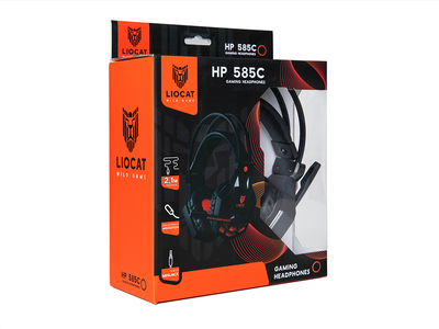 Ενσύρματα Ακουστικά Liocat Gaming Μαύρα