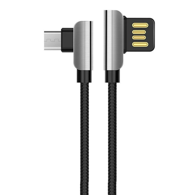 Καλώδιο Φόρτισης Δεδομένων Hoco U42 2,4A USB σε Micro USB Fast Charging 1,2m - Μαύρο