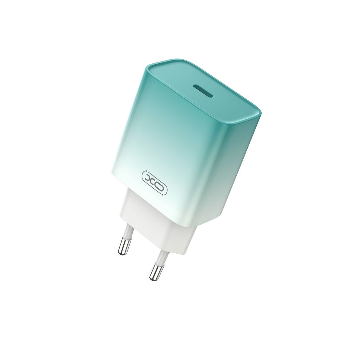 Φορτιστής Σπιτιού XO CE018 PD 30W 1xType-C Μπλε-Λευκό