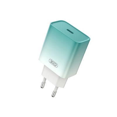 Φορτιστής Σπιτιού XO CE018 PD 30W 1xType-C Μπλε-Λευκό