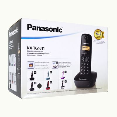 Ασύρματο Τηλέφωνο Panasonic KX-TG1611GRH Μαύρο