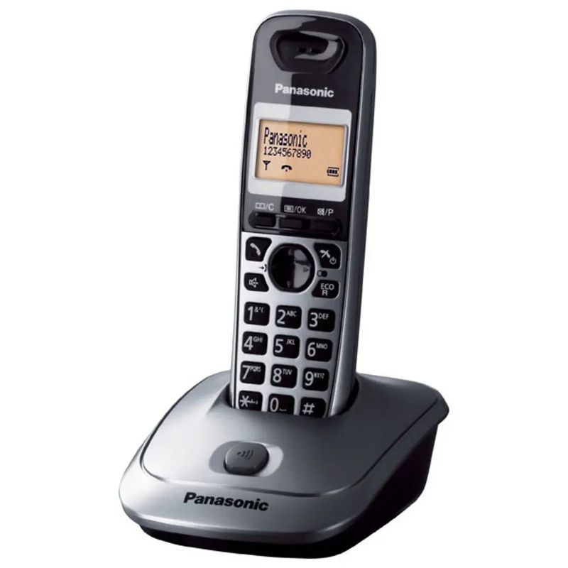 Ασύρματο Τηλέφωνο Panasonic KX-TG2511GRM Ανοιχτή Ακρόαση Ασημί