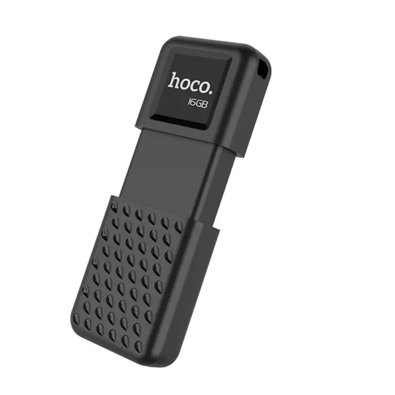 USB Flash Drive Hoco UD6 Intelligent 16GB USB 2.0 Zinc Alloy Μαύρο