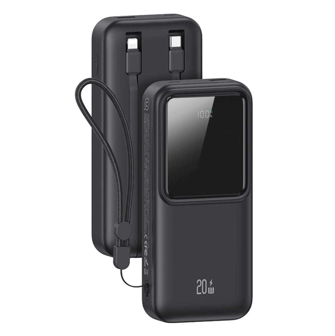 Power Bank USAMS US-CD212 20000mAh 20W Μαύρο