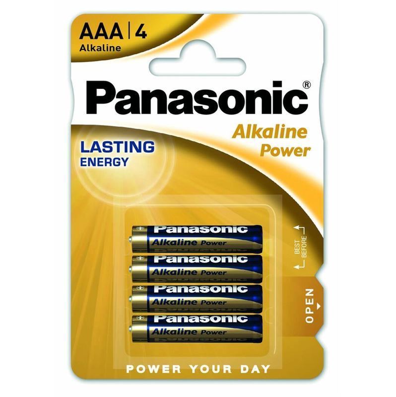 Αλκαλικές Μπαταρίες PANASONIC Alkaline Power AAA/LR03 1.5V 4τμχ