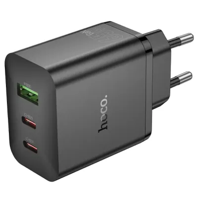 Φορτιστής 65W USB-C &amp; USB Hoco N51
