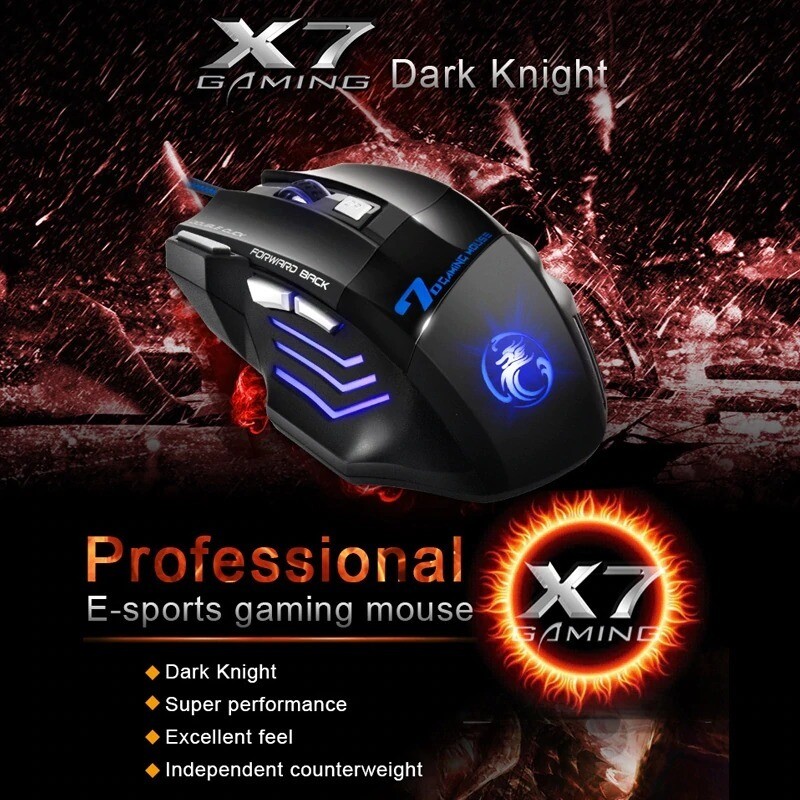 USB Gaming Mouse LED Backlight 7 Button 5500dpi USB Gaming Mouse LED Backlight 7 Button 5500dpi