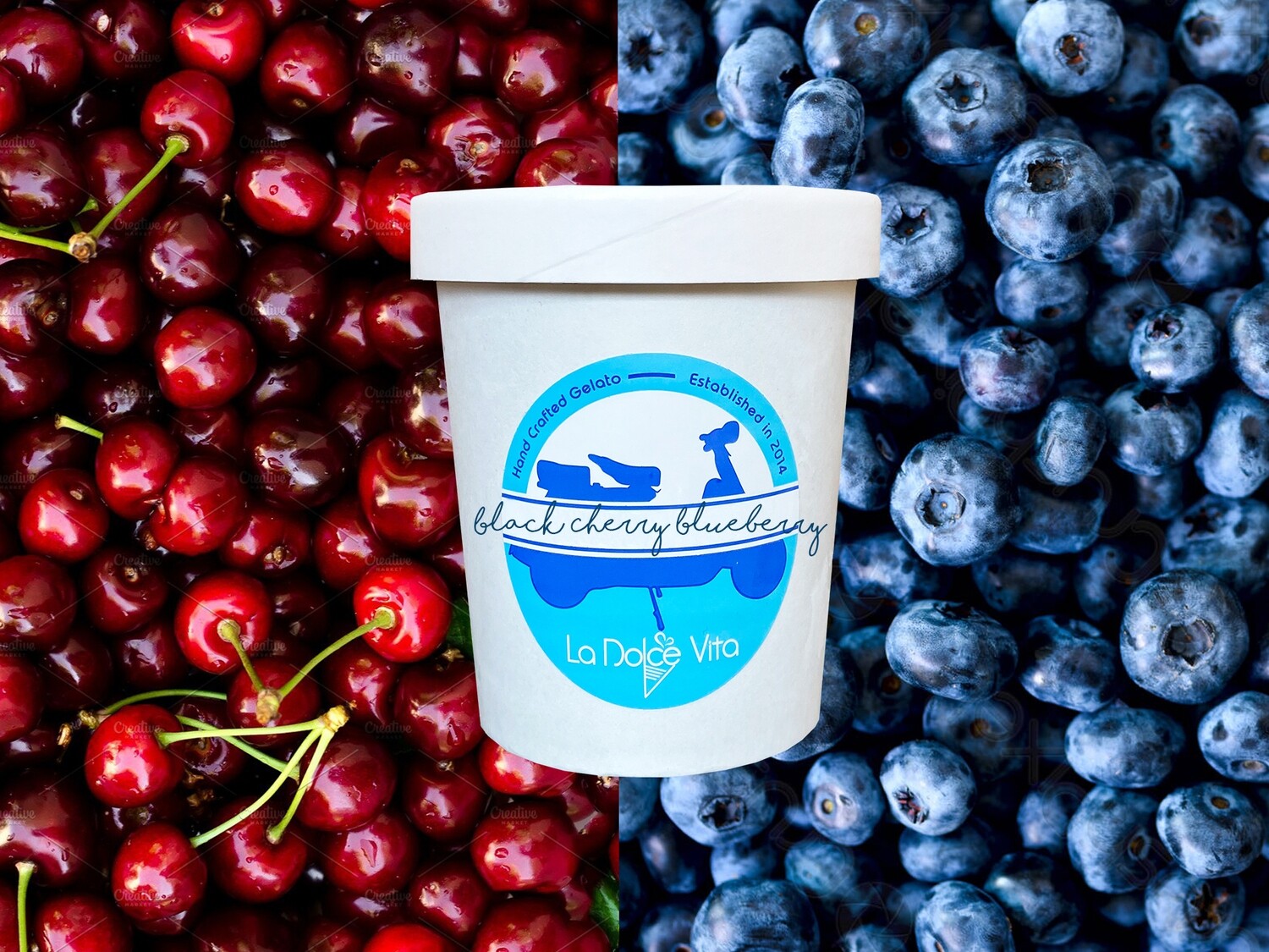 Black Cherry Blueberry Pint Black Cherry Blueberry Pint