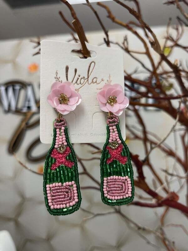Bottles Shaped earrings 