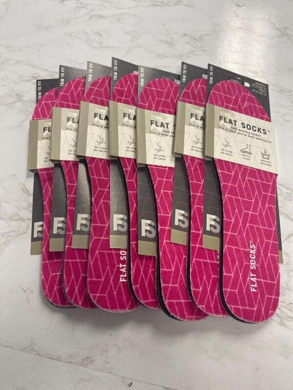Flat Socks - Pink 