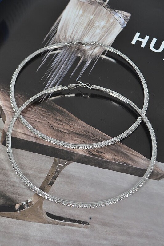 Rhinestone Hoops