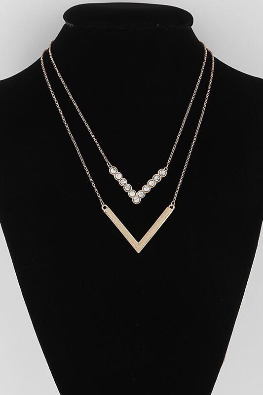 Stone V Necklace
