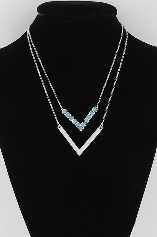 Stone V Necklace