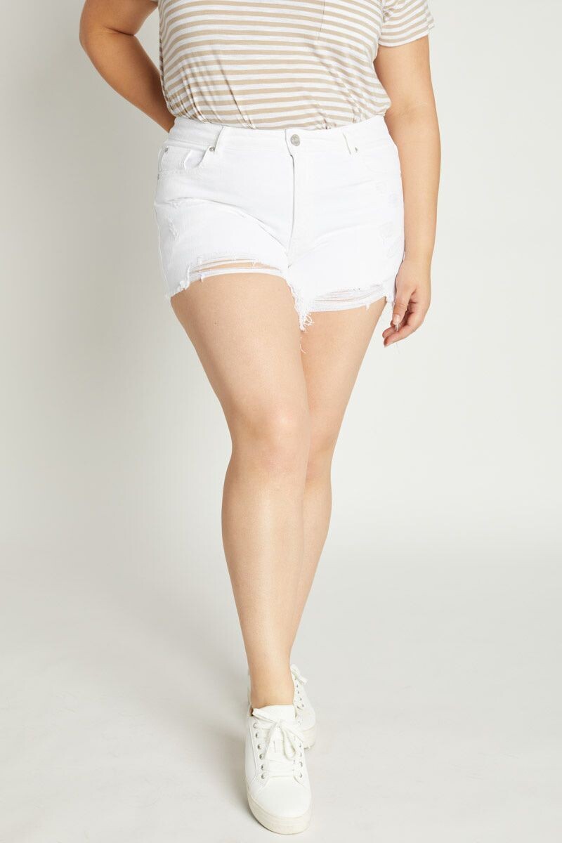 Ejeans White Shorts