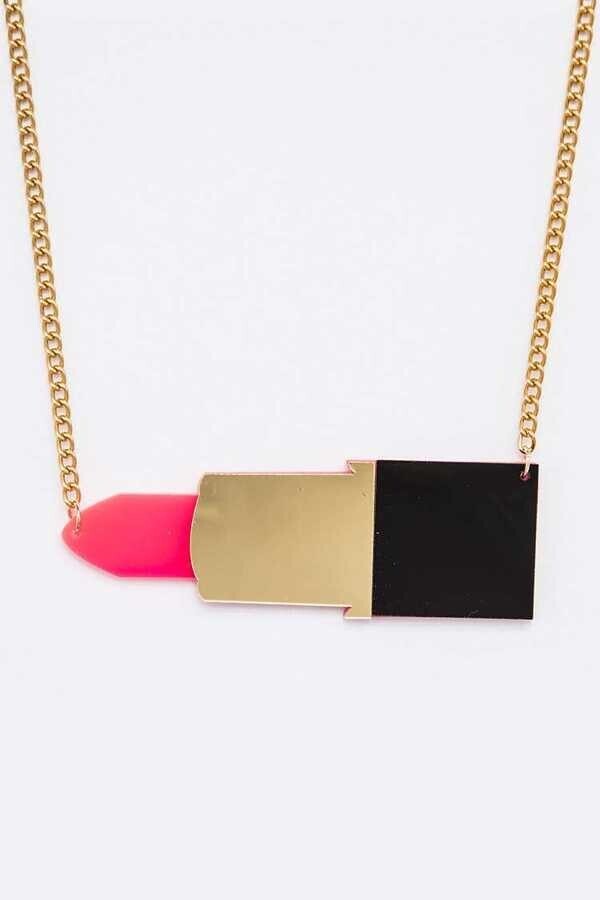 lipstick necklace